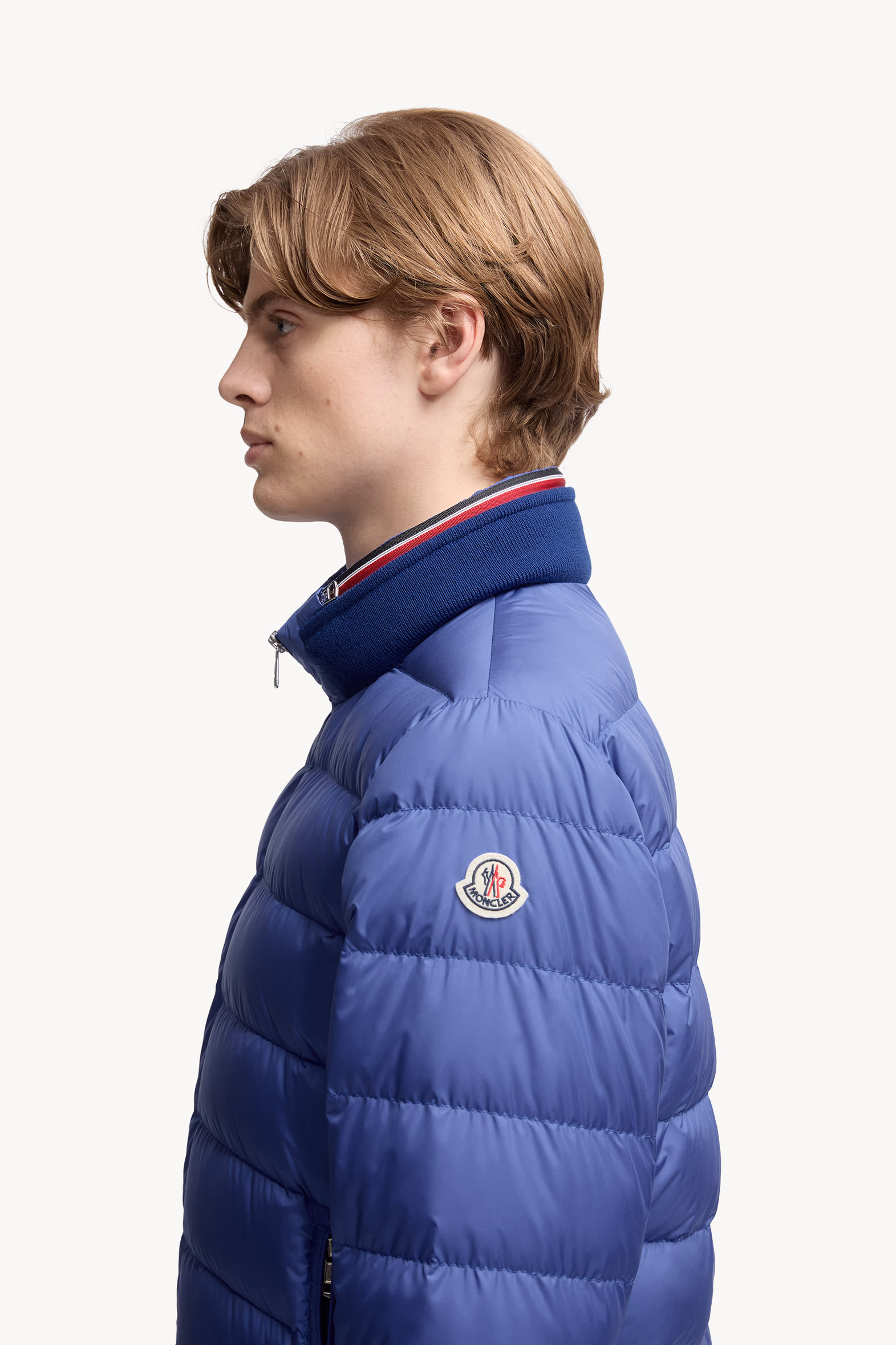 Brendann Short Down Jacket Men Blue Moncler 4